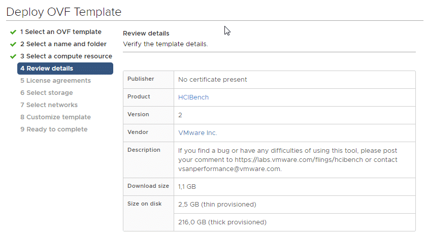 hcibench ip assignment failed